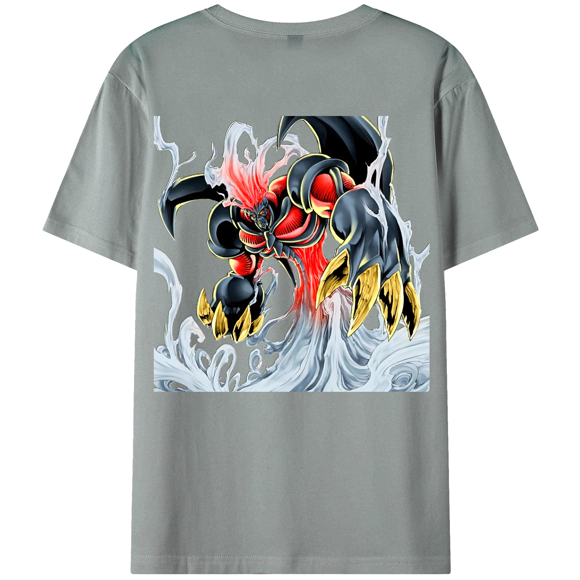 （画像用） 遊☆戯☆王 Yu-Gi-Oh! 綿100％ メンズ半袖Tシャツ（バックプリント） 通気性
